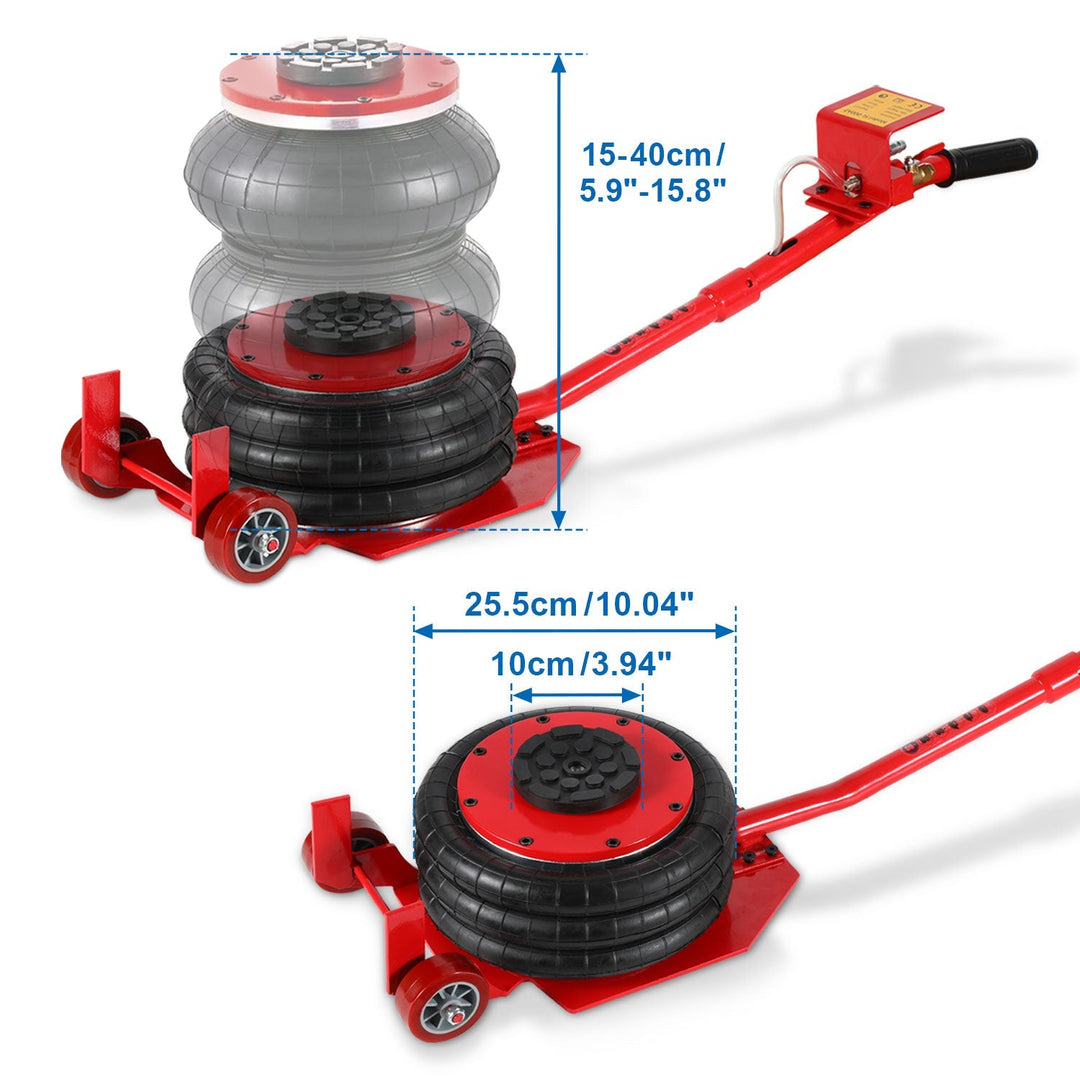 3T Pneumatisk Triple Bag Airjack | Luvikno
