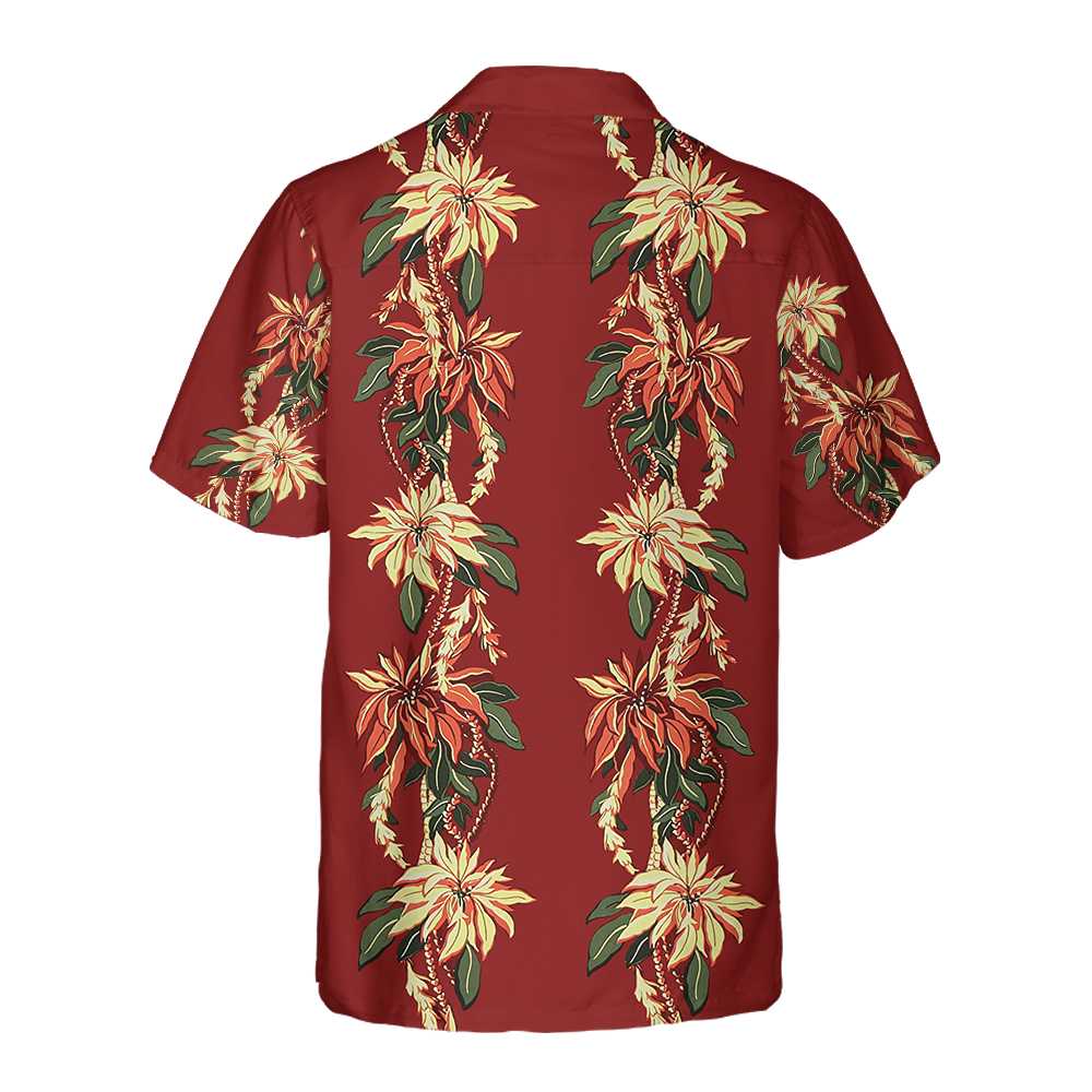 Luvik | Julepoinsettia-hawaiiskjorte, Vintage juleskjorte, Beste julegaveideer