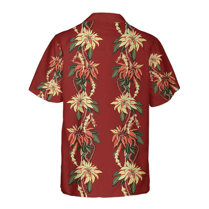 Luvik | Julepoinsettia-hawaiiskjorte, Vintage juleskjorte, Beste julegaveideer