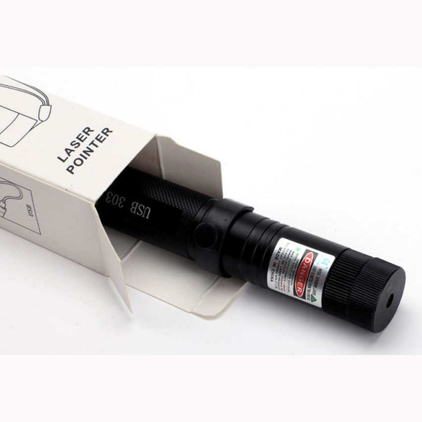 LumaBeam Laser Pen med Lang Rekkevidde og Oppladbart USB-C Batteri | Luvikno