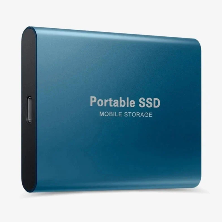 Bærbar SSD USB C Ekstern Aluminium Støtsikker Solid State Drive Luvikno