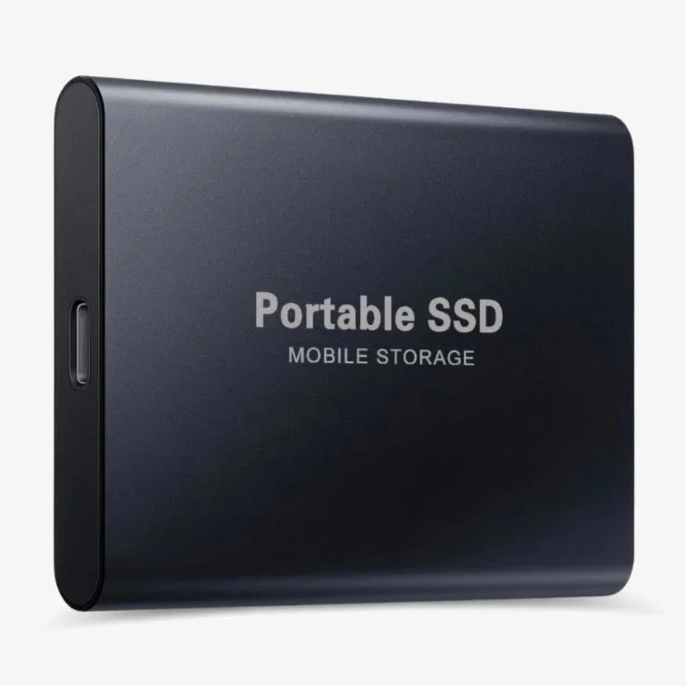 Bærbar SSD USB C Ekstern Aluminium Støtsikker Solid State Drive Luvikno
