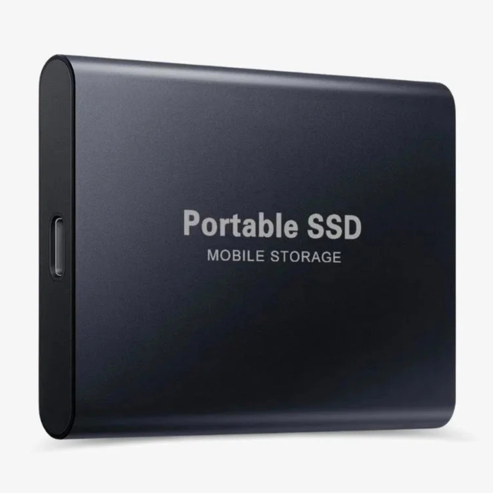 Bærbar SSD USB C Ekstern Aluminium Støtsikker Solid State Drive Luvikno
