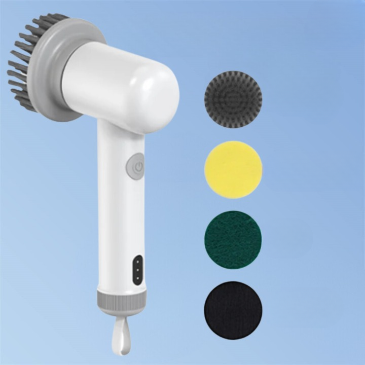 Electric Scrub Brush Profesjonell Kjøkken- og Komfyrrenser Luvikno