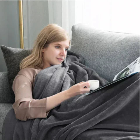 Luvikno | CozyGuard Vanntett Teppe – Vendbart, Flekkbestandig & Myk Plysjdesign