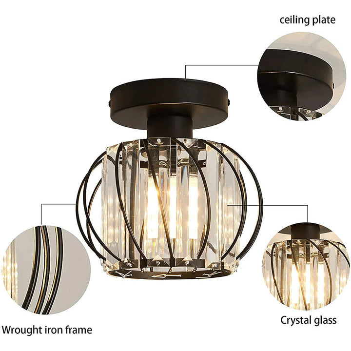 Glass Ceiling Light | Luvikno
