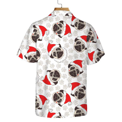 Luvik | Pug Dog Christmas Tree Hawaiian Style, Funny Christmas Sweater for Dogs, Christmas Gift for Pug Enthusiasts