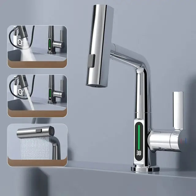 3-i-1 utvidbar intelligent vannfall | Luvikno