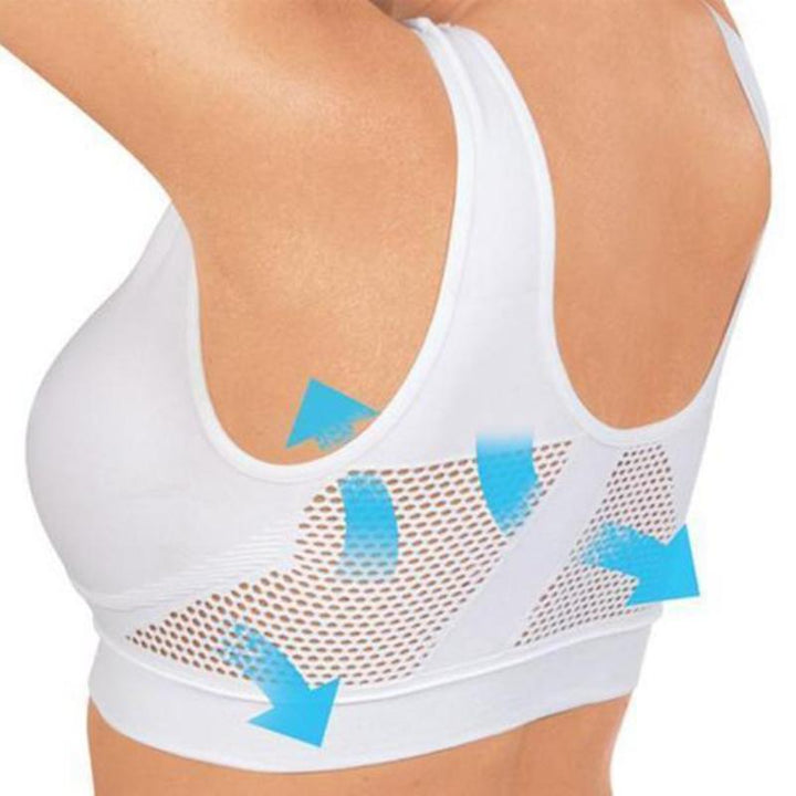 Luvikno | 3-delt BH-sett med Push-Up-design og honningkake-struktur