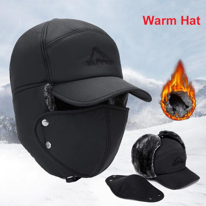 Luvikno | Unisex vindproof & varm & ørebeskyttelse & ansiktsbeskyttelse hatt