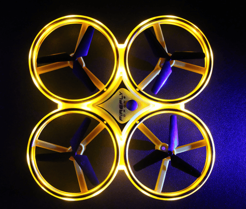Drone - fjernstyrt - Quadrocopter (Gyro & LED) | Luvikno