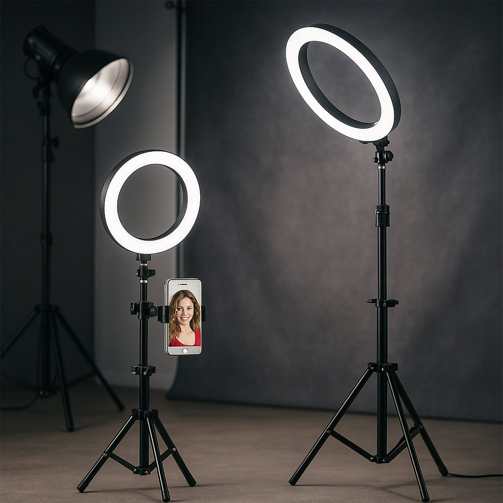Ring light - 3 lysmoduser - QX-260 | Luvikno