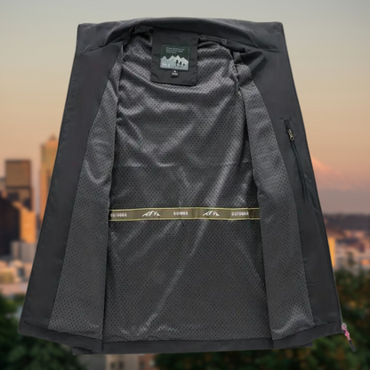 Luvik | Miesten monikäyttöinen liivi, jossa vetoketjulliset taskut