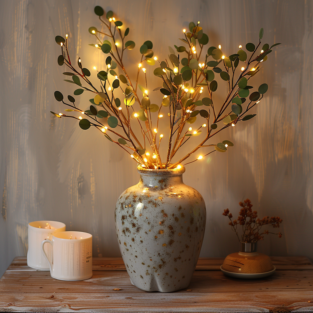 Luvikno | LumiVista Magisk Olivengren Lyslenke - 70 cm Eleganse