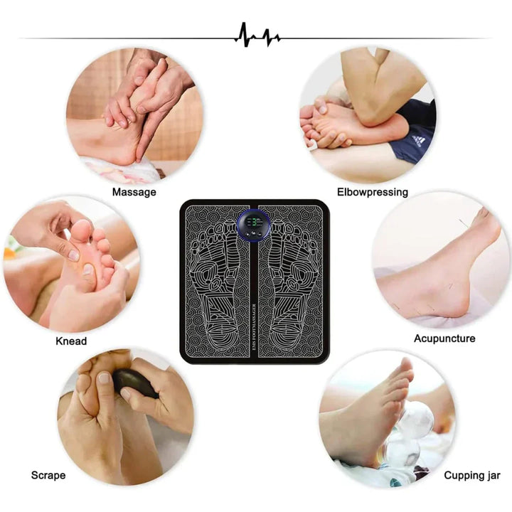 ELEVATE EMS Neuropati Mat | Lindrer Smerte, Forbedrer Sirkulasjon og Dyp Avslapning | Luvikno