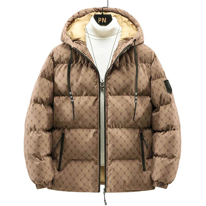 Luvik | Puuvillatakki, jossa on kirjanomuksia koko kehossa