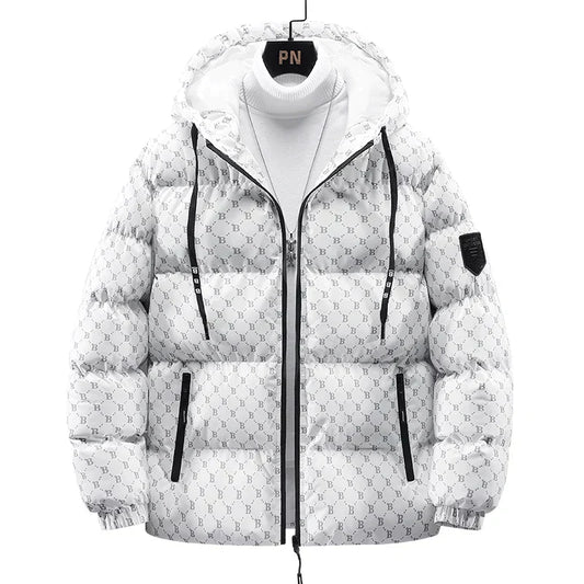 Luvik | Puuvillatakki, jossa on kirjanomuksia koko kehossa