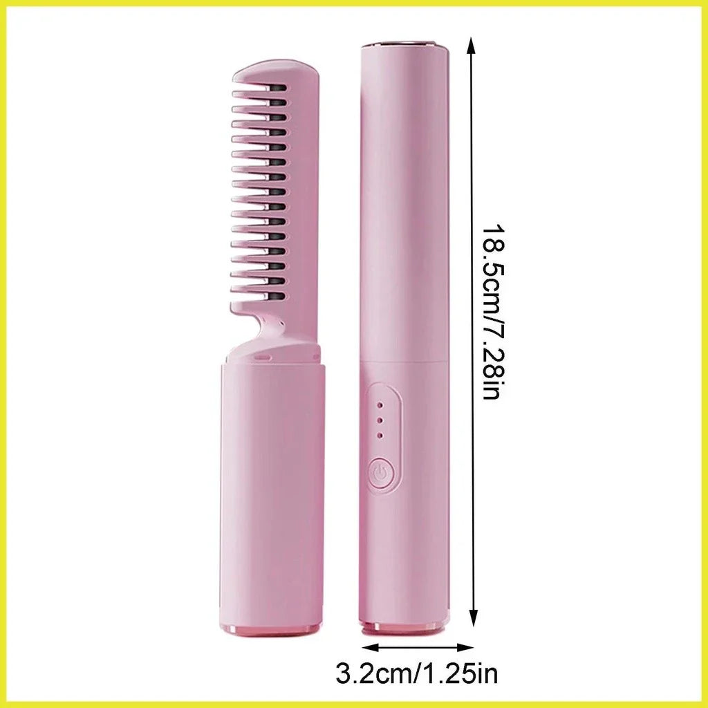 Luvikno | Glatzza Mini-Glattbørste — Silky smooth drømmehår på 60 sekunder som fanger alles blikk!
