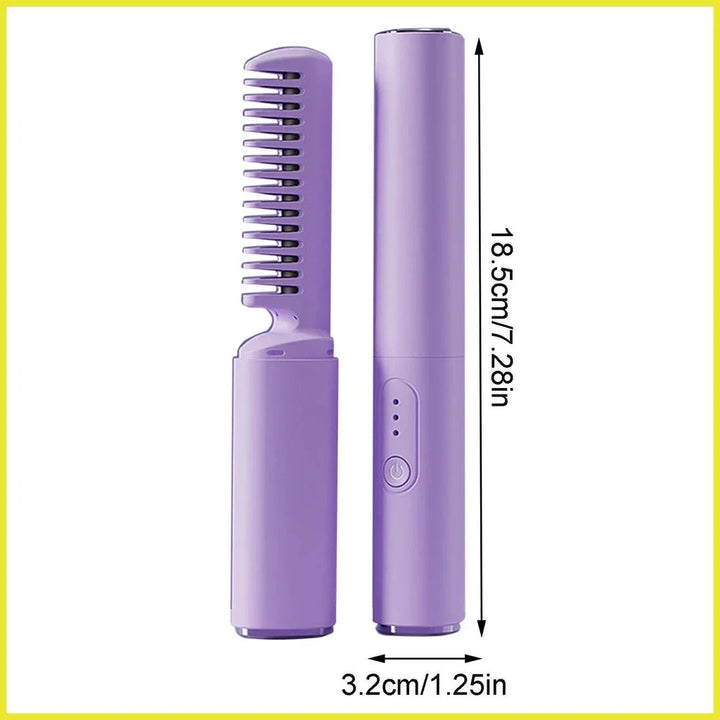 Luvikno | Glatzza Mini-Glattbørste — Silky smooth drømmehår på 60 sekunder som fanger alles blikk!