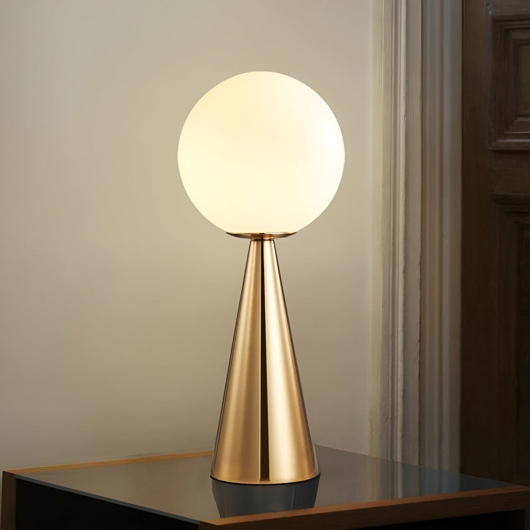 Luvikno | Elegant Gull Bordlampe - Luksuriøs Belysning for Ditt Interiør