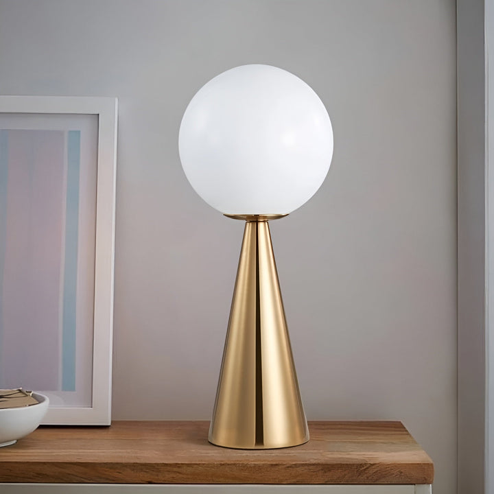 Luvikno | Elegant Gull Bordlampe - Luksuriøs Belysning for Ditt Interiør