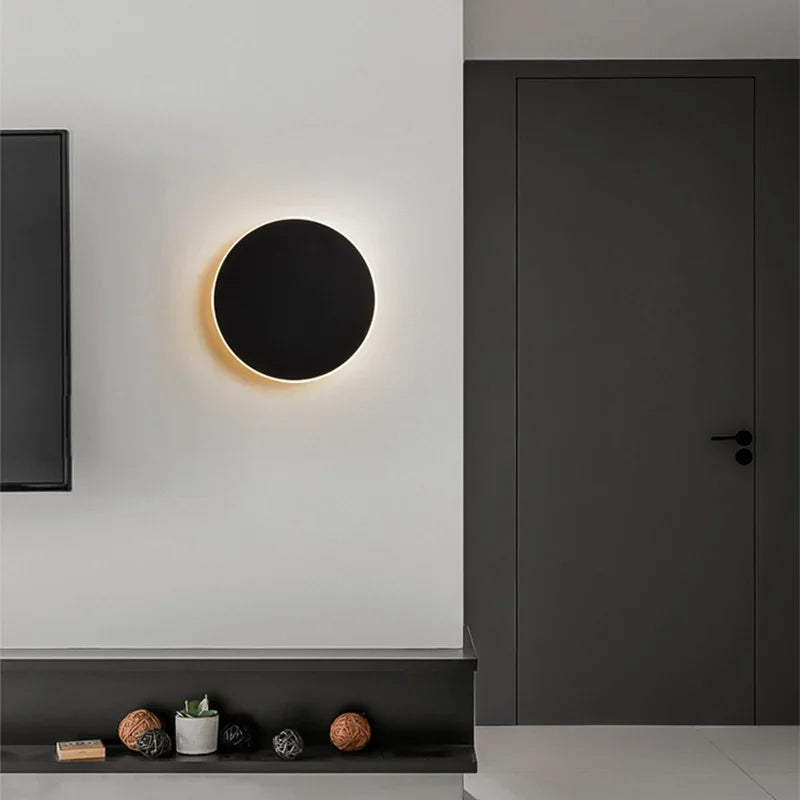 Luvikno | Lumeo LED Vegglampe Rund – Dimmere, 20/30 cm – Berøring & Sensor Kontroll