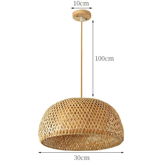 Rattan Pendellampe