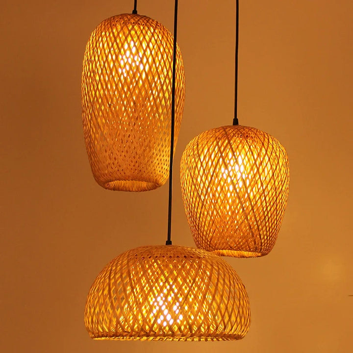 Rattan Pendellampe