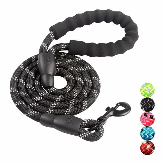 Luvikno | Tangle-Free Refleksjons Hundesnor – Holdbart Nylon, 1,8 Meter Lang, 360-Graders Rotérbar Hake for Sikker Kveldstur