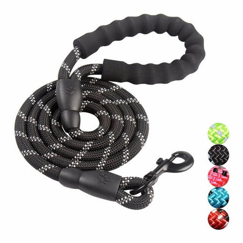 Luvikno | Tangle-Free Refleksjons Hundesnor – Holdbart Nylon, 1,8 Meter Lang, 360-Graders Rotérbar Hake for Sikker Kveldstur