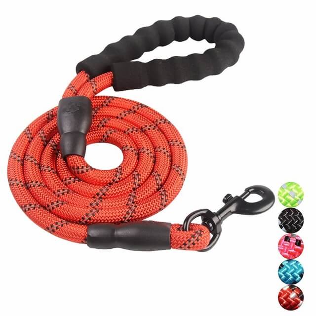 Luvikno | Tangle-Free Refleksjons Hundesnor – Holdbart Nylon, 1,8 Meter Lang, 360-Graders Rotérbar Hake for Sikker Kveldstur