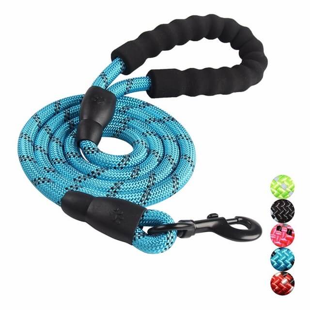 Luvikno | Tangle-Free Refleksjons Hundesnor – Holdbart Nylon, 1,8 Meter Lang, 360-Graders Rotérbar Hake for Sikker Kveldstur