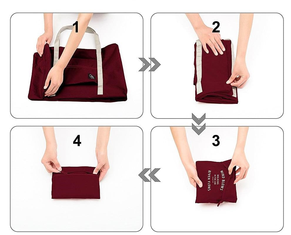 Foldbar Reiseveske TravelMate – Lettvekts & Vannavvisende | Luvikno