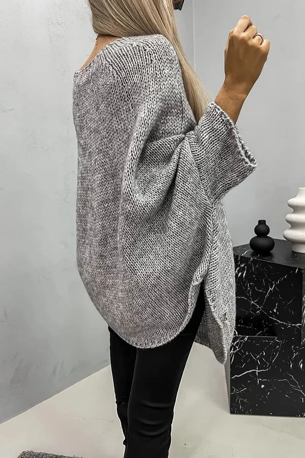 Luvik | Ra stripes poncho-top