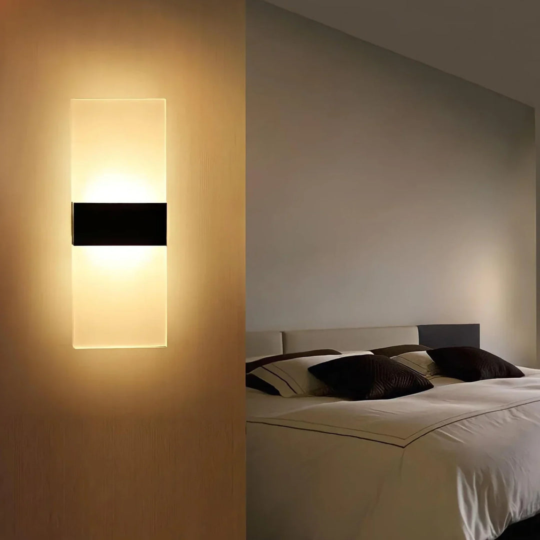 Glass vegglampe | Luvikno