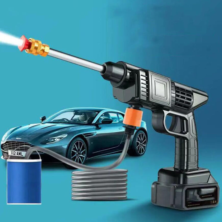 Bærbar høytrykkspyler 26 bar/377 PSI – med batteri 260W inkludert lader og veske | Luvikno
