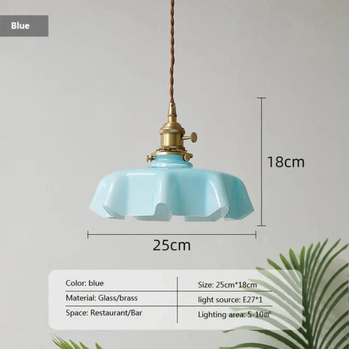 Fransk Messing Pendellampe - BrassChic | Luvikno
