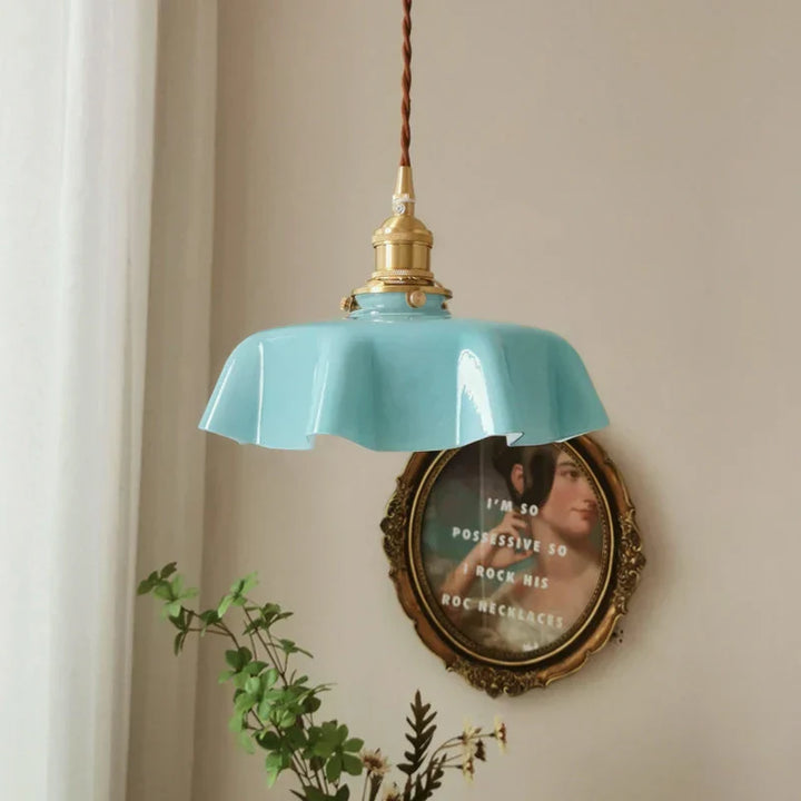 Fransk Messing Pendellampe - BrassChic | Luvikno