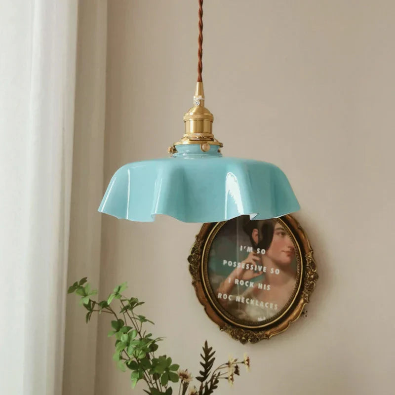 Fransk Messing Pendellampe - BrassChic | Luvikno