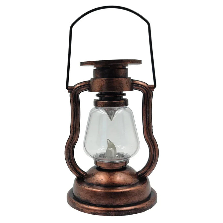 Retro Kerosene Lampe Decor for Hage og Utendørs, Vintage Lyslanterne med LED lys | Luvikno