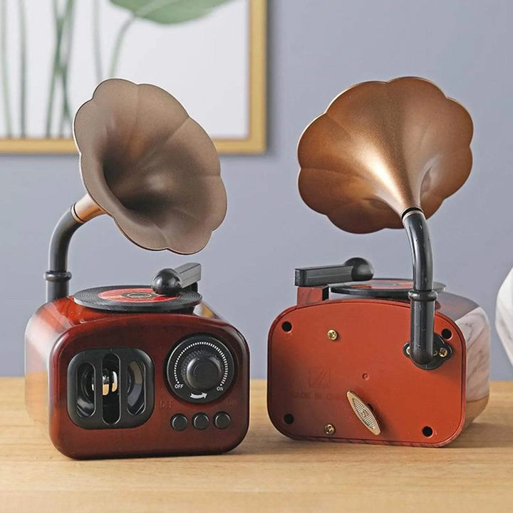 Retro Grammofon Musikkboks Luvikno