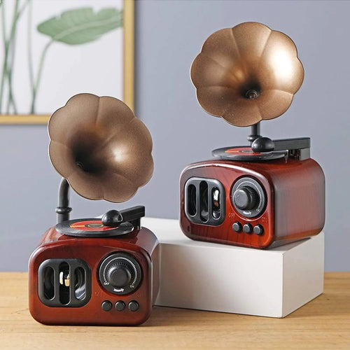 Retro Grammofon Musikkboks Luvikno