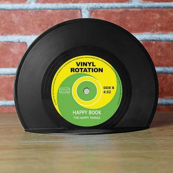 Retro Vinyl Record Bookends | Luvikno