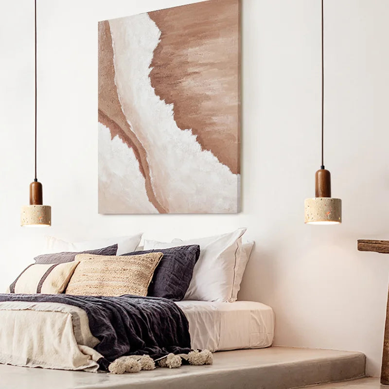 Wabi Sabi Pendellampe - Stilfull Rustikk Belysning for Hjem | Luvikno