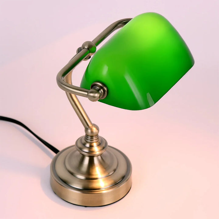 Luvikno | Retro Mini Skrivebordslampe NostalGlow – Kompakt Eleganse