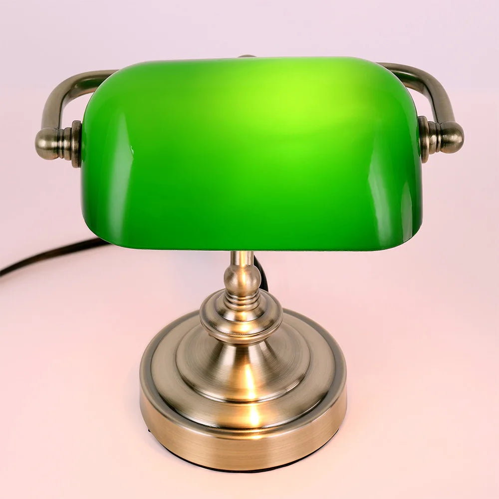 Luvikno | Retro Mini Skrivebordslampe NostalGlow – Kompakt Eleganse