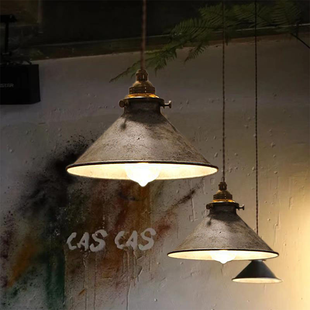 Retro industriell metall Fanale pendellampe | Luvikno