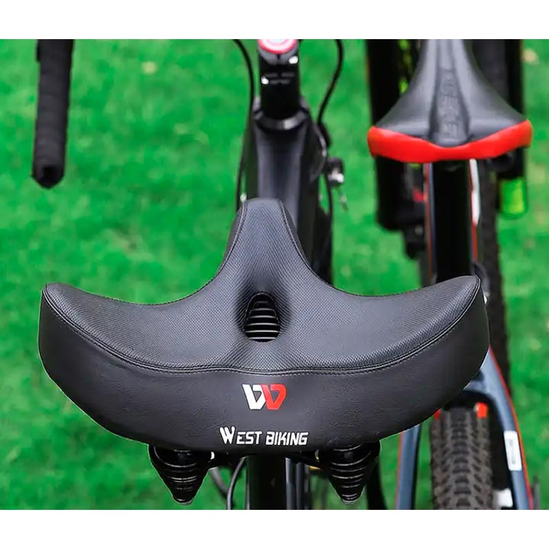 RidEase komfortabel, ergonomisk formet sykkelsete | Luvikno