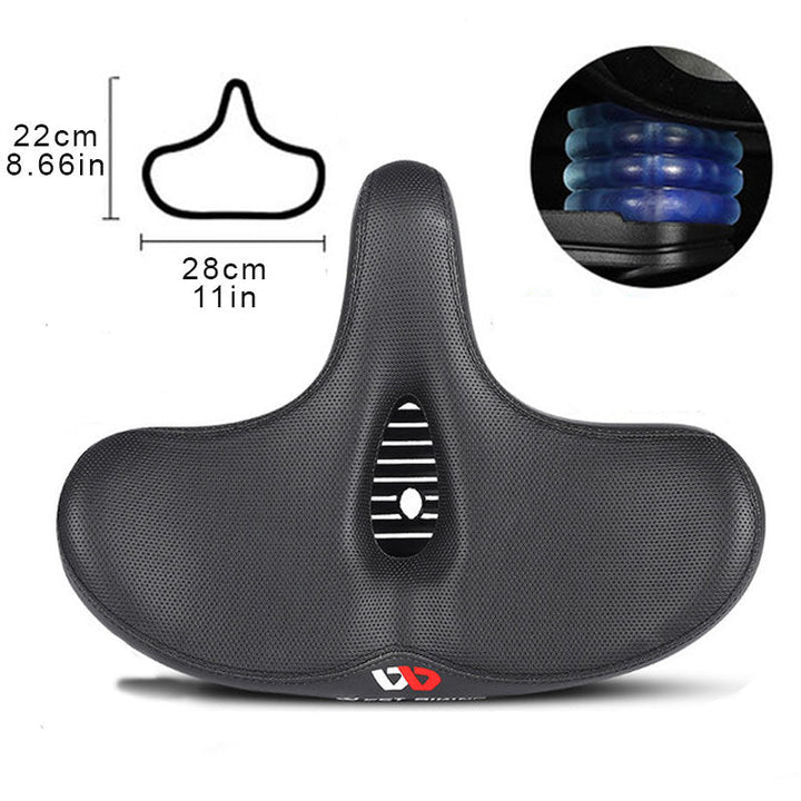 RidEase komfortabel, ergonomisk formet sykkelsete | Luvikno