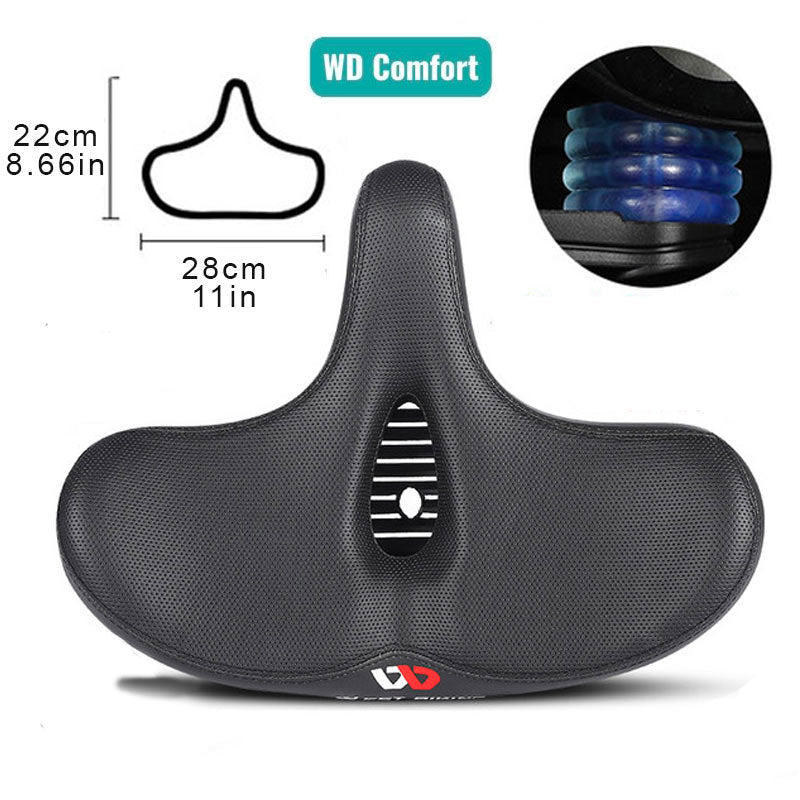 RidEase komfortabel, ergonomisk formet sykkelsete | Luvikno